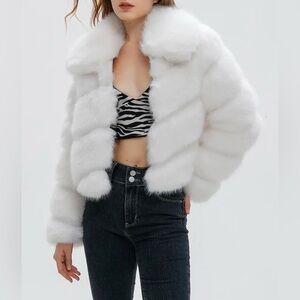 Angel Cult Elegant White Teddy Jacket